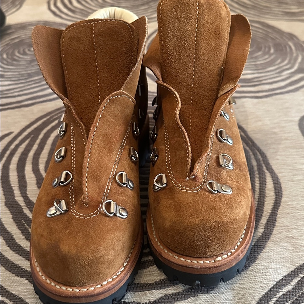 Brown Suede Hiking Boots